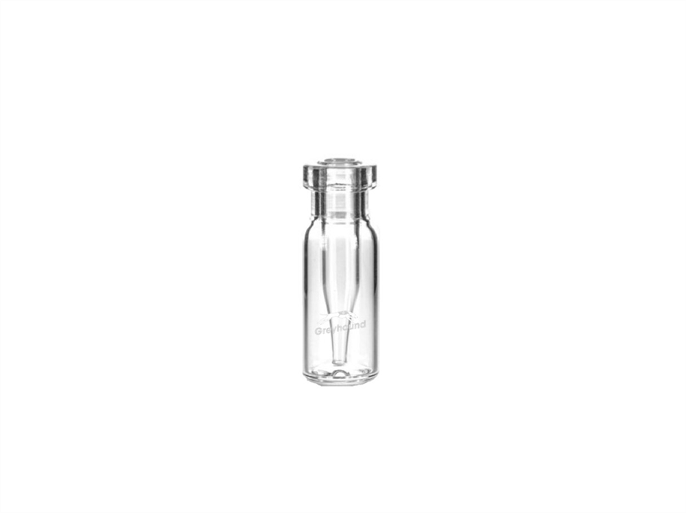Picture of 200µL Crimp Top Wide Mouth Fused Insert Vial, Base Bonded, Clear Glass, 11mm Crimp Finish
